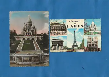 lot 2 cartes postales