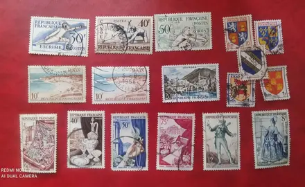 timbres anciens D, lot 179