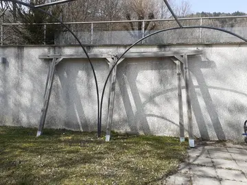 structure carport bois