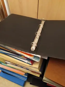 Lot de classeurs à anneaux A4