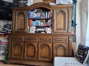 buffet en bois merisier