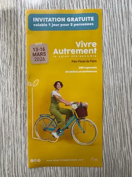 invitation salon bio / Bien lire pour avoir 💌