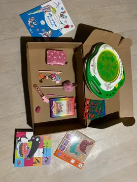 ensemble d’objets Licornes + livres enfants