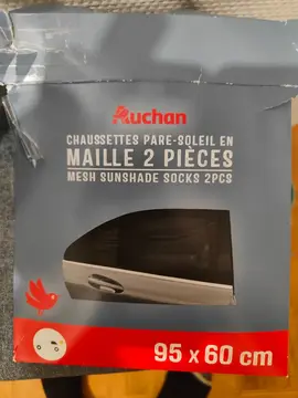 chaussettes pare soleil neuf deux pièces