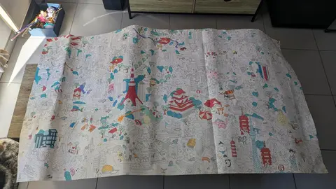 Poster géant de Tokyo (Omy)