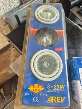2 spot halogène