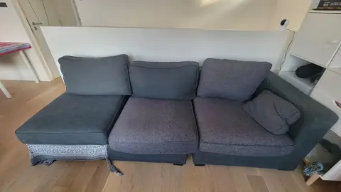 Canapé Gris 2 modules