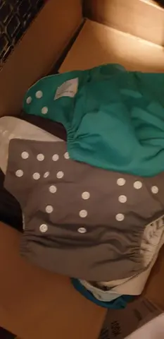 lot couches lavables maman et bébé nature