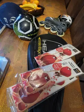 rollers.. ballons..raquettes