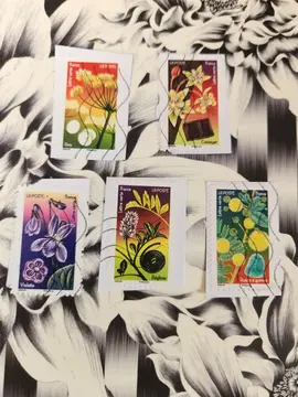 Timbres Fleurs 🌸 & douceurs 🍬