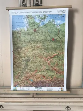 Carte Allemagne recto et verso