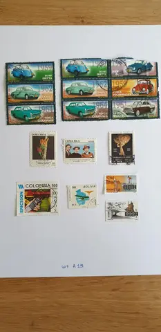Lot A19 timbres Amérique du Sud
