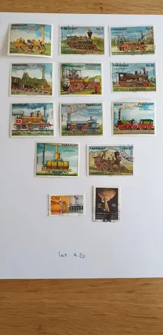 Lot A20 timbres Amérique du Sud