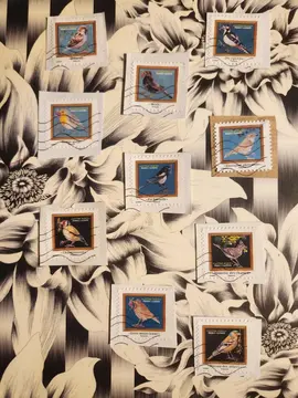 Timbres oblitérés Mélodie d'oiseaux 🦜