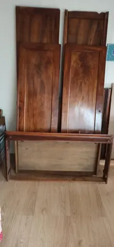 armoire lingère merisier démontée
