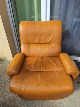 Fauteuil cuir