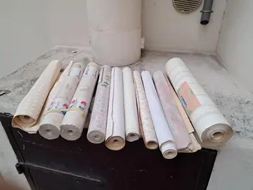 Lot de papier peint varié