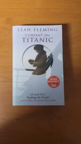 Livre L'enfant du titanic