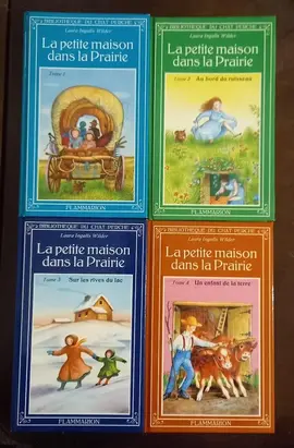 Lot de 4 livres "La petite maison dans la prairie"