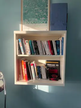 lot de 2 étagères blanches à suspendre au mur