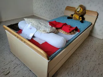 Lit enfant double (tiroir) en bois