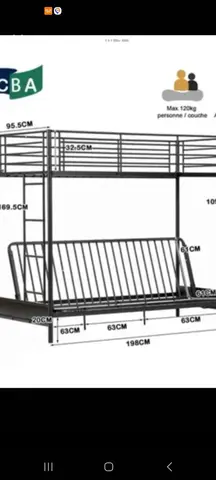lit mezzanine clic clac