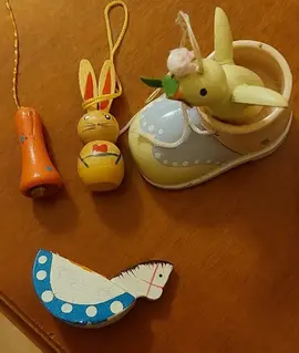 lot déco Bois fait main