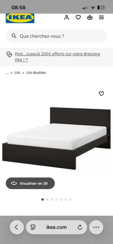 lit malm IKEA 140x190