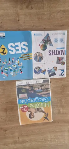 livres de classe de 2de