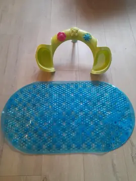 tapis fond de baignoire et demi anneau de bain