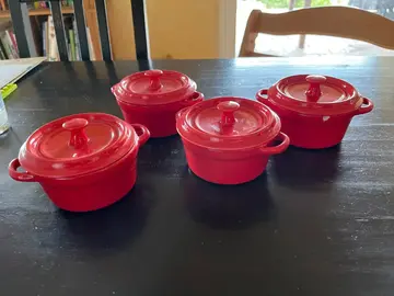 4 cocottes individuelles