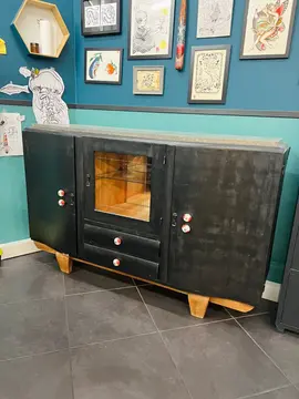 buffet peint année 60