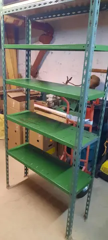 Etagère métallique 5 rayonnages pour garage cave entrepôt