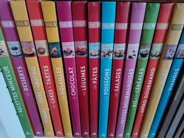 Livres de cuisine, total 15 volume