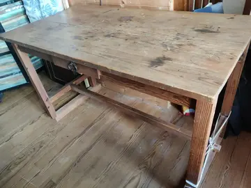 bureau bois 64x126cm