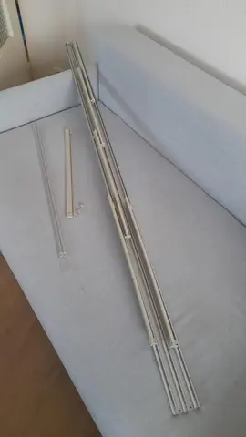 Rails pour panneaux japonais 50cm longueur réglable 188cm ou 233cm