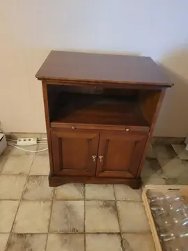 Petit meuble télé en merisier