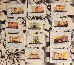 Timbres oblitérés Les ambassades françaises en Europe 🇪🇺