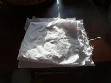 Chiffons coton blanc