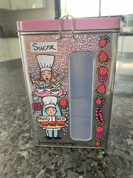 boîte à sucre métal