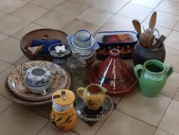 vaisselle en terre cuite