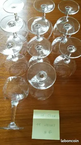Verres à pied