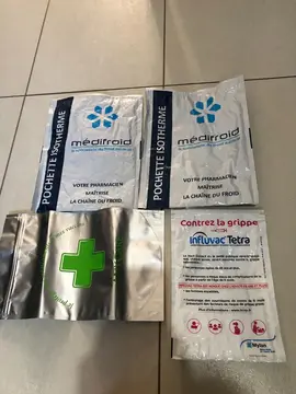 Pochettes produits thermosensibles