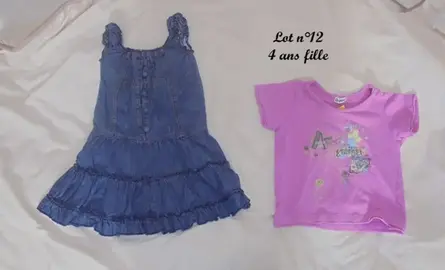 Lot n° 12 : 4 ans fille