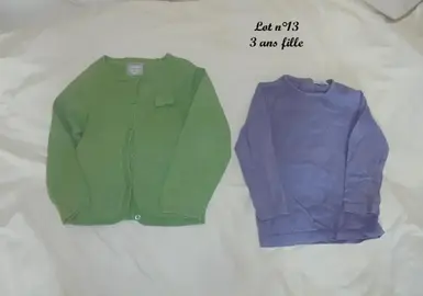 Lot 3 ans fille