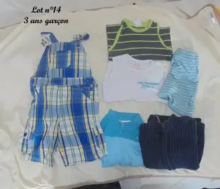 Lot en 3 ans pour garçon