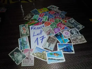 lot de timbre France lot 17
