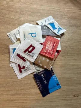 sachets individuels de poivre moulu