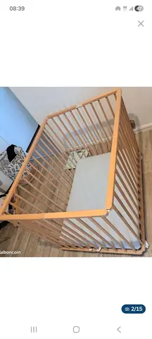 Don parc enfant modulable en bois