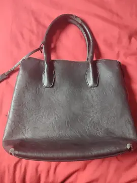 sac a main noir simili cuir